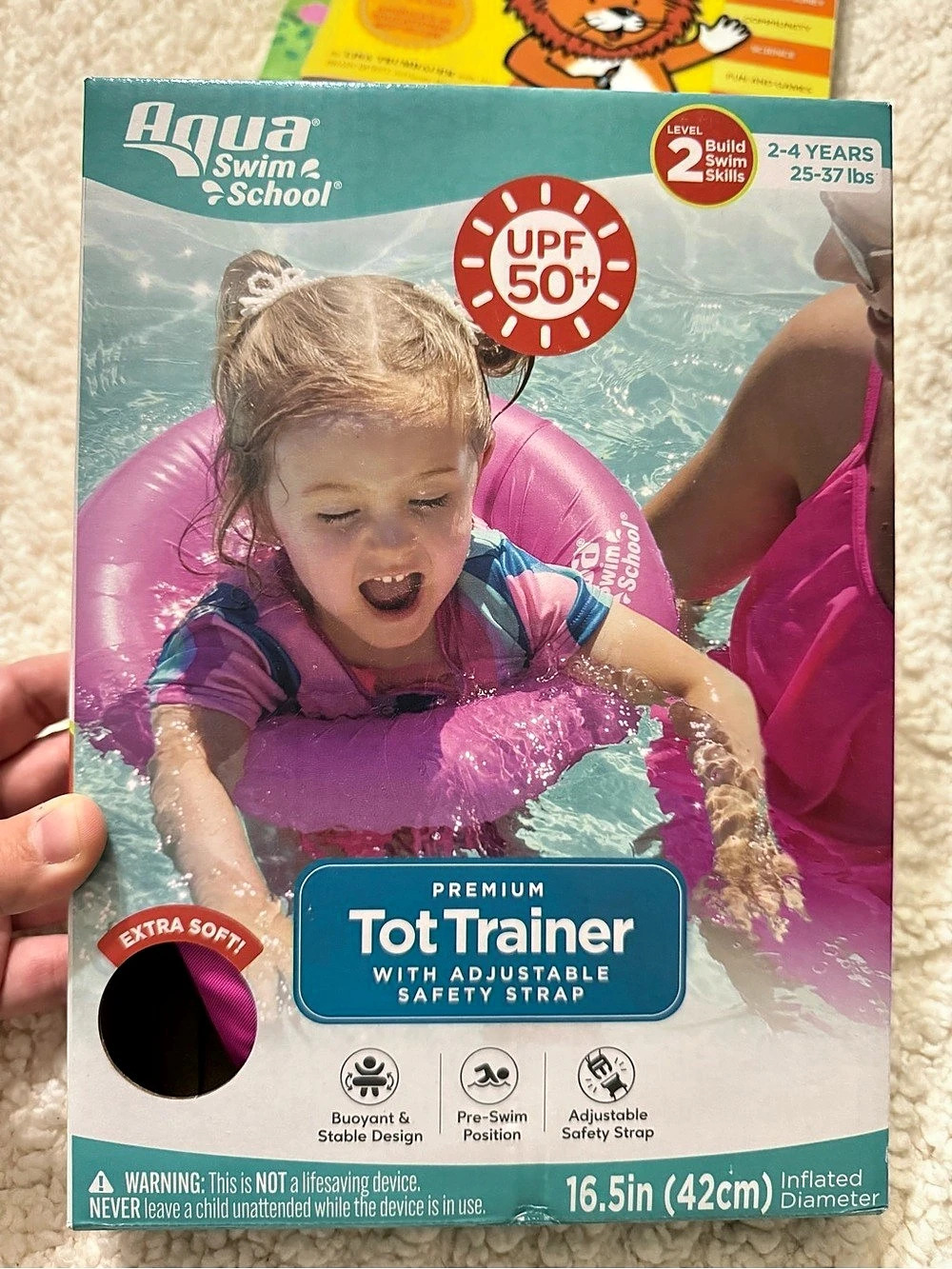 Aqua Tot Trainer Pink & Blue Swim Trainer NWT
